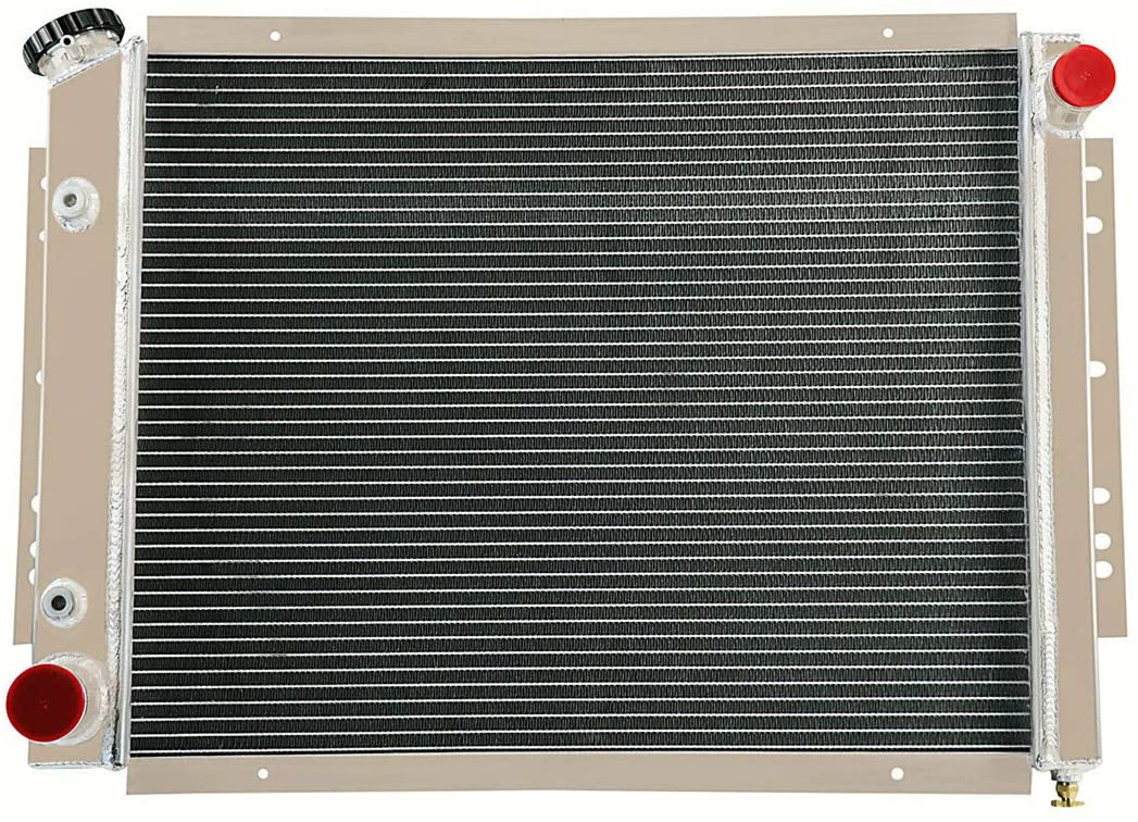 CoolingCare 2 Row All Aluminum Radiator for 1966-1980 1979 1978 Mopar Cars Small Block & Big Block Engine