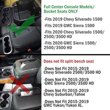 JoyTutus Center Console Organizer Tray for 2019 Chevy Silverado 1500 / GMC Sierra 1500 and 2020 Chevy Silverado/GMC Sierra 1500/2500/3500HD Armrest Storage Box