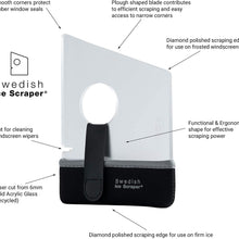 Swedish Ice Scraper ICE04 6mm Clear Frosted with Neoprene Holder