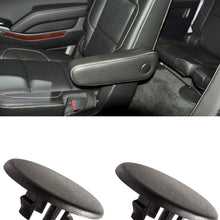 Kerman 2pcs Armrest Cover Cap for 07-19 Chevy Tahoe Suburban Yukon Cadillac Escalade Seat Parts Replacement OEM GM 15279690 Rear Bucket Seats Arm Rest Handle Trim Bolt Vehicle Accessories (Black)