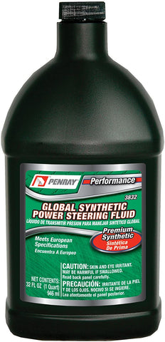 Penray 3832 Global Synthetic Power Steering Fluid - 32-Ounce Bottle