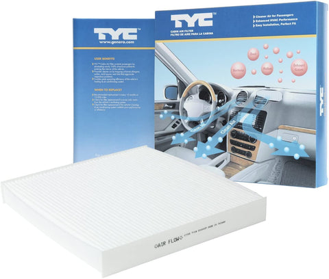 TYC 800003P Cabin Air Filter, Single