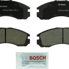 Bosch BC530 QuietCast Premium Ceramic Disc Brake Pad Set For Select Dodge Stealth; Eagle Talon; Mitsubishi 3000GT, Diamante, Eclipse, Galant, Montero, Montero Sport, Outlander; Plymouth Laser; Front