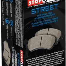 StopTech 308.16080 Street Brake Pads; Front with Shims and Hardware