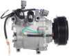 AUTEX AC Compressor & A/C Clutch Replacement CO 10541AC Replacement for Civic 2001 1.7L and Prelude 2.2L 1997 1998 1999 2000 2001# 38810P5M016 57878 77599 6512266 2004913AM