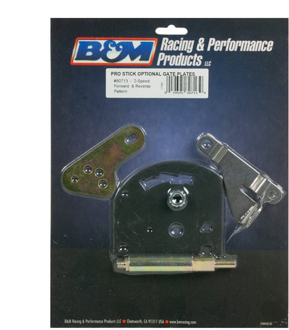 B&M 80713 2-Speed Forward and Reverse Pattern Gate Plate for Pro Stick Automatic Shifter