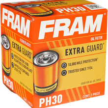 FRAM Extra Guard PH30, 10K Mile Change Interval Spin-On Oil Filter