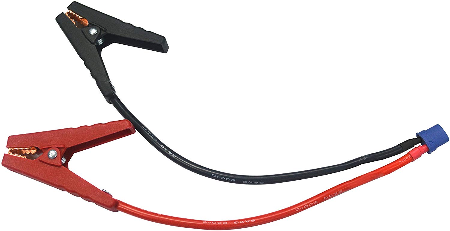 Rockford RFD15K-500-P1 Black and Red Jumper Cable and Clamps 15K-500 Jump Starter