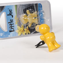 Little Joe 96402 Vanilla Scent, Car Air Freshener, Clips to A/C Air Vent, Alcohol-Free Fragrance Oil, Non-Hazardous and Non-Toxic Plastic, Set of 1