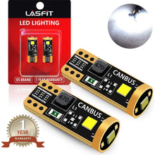 194 168 T10 2825 W5W LED Bulb Canbus Error Free, Non-Polarity 400LM 6000K Extremely Bright for Dome Map License Plate Trunk Cargo Lights, Xenon White （2pcs）