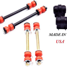 Suspension Dudes 6PC Made in USA Front and Rear Sway Bar Links + Front Bushings for Ford Explorer Mercury Mountaineer 2006-2010