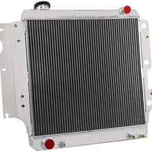 ALLOYWORKS 3 Row Core All Aluminum Radiator For 1987-2006 Jeep Wrangler YJ TJ 2.4L 2.5L 4.0L 4.2L L4 L6 Engine Cooler