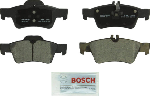 Bosch BC986 QuietCast Premium Ceramic Disc Brake Pad Set For Select Mercedes-Benz (CL, CLS, E, S, SL) 320, 350, 400, 430, 500, 550, 600; Rear