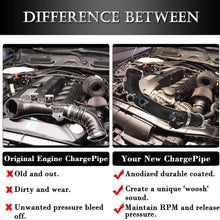 PQY BOV Blow Off Valve Engine Chargepipe Kit Compatible with 3.0L BMW N54 E82 E88 135i E90 E92 E93 335i 335is 335xi
