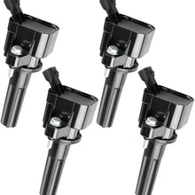 Ignition Coils 4-Pack Compatible with Chevrolet Chevy Colorado - GMC Canyon 2.9L L4 2007-2012, Hummer H3 H3T L5 3.7L 2007-2010
