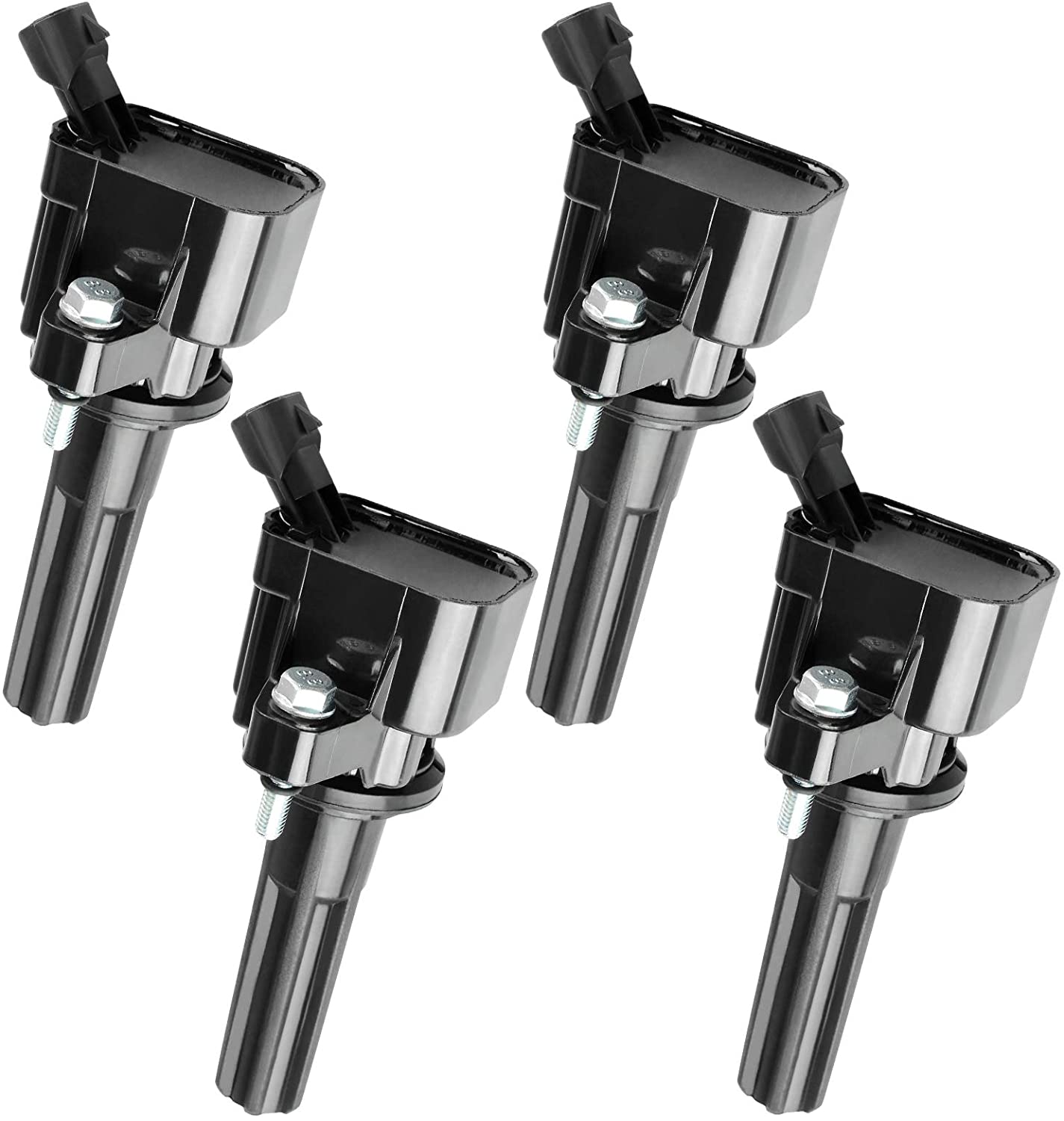 Ignition Coils 4-Pack Compatible with Chevrolet Chevy Colorado - GMC Canyon 2.9L L4 2007-2012, Hummer H3 H3T L5 3.7L 2007-2010