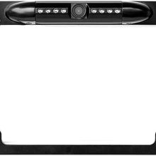 BOYO VISION VSL300L - Full-Frame License Plate Backup Camera with Built-in LED Lights (Black)