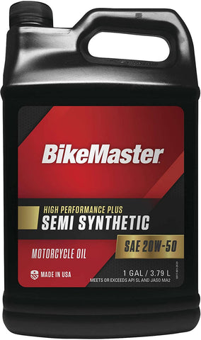 Bikemaster 1 Galbm Semisyn M/C Oil 20W50 Gal 532320 New