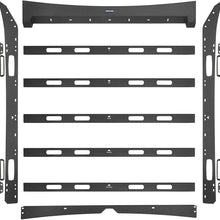 Hooke Road F150 Roof Rack Cargo Carrier Compatible with Ford Raptor & F-150 Super Crew 2009 2010 2011 2012 2013 2014 Pickup Truck