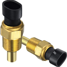 2 Pieces Engine Coolant Sensor Coolant Temperature Sensor Multi-purpose Brass Cooling Temperature Sensor Compatible with Honda Acura Buic Chevrolet GMC
