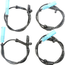 MOSTPLUS Front Rear Left Right ABS Wheel Speed Sensor Compatible for 2000-2004 BMW E53 X5 (set of 4)