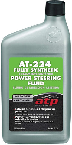 ATP Automotive AT-224 Synthetic Power Steering Fluid, CHF Compatible, 32 Ounces