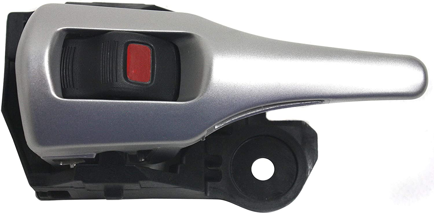 Interior Door Handle compatible with COROLLA/MATRIX 09-13 Front OR Rear LH Inside Black/Silver