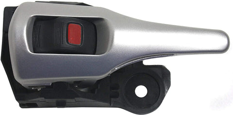 Interior Door Handle compatible with COROLLA/MATRIX 09-13 Front OR Rear LH Inside Black/Silver