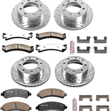 Power Stop K2073-36 Z36 Truck & Tow Front and Rear Brake Kit
