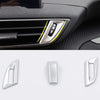 HKPKYK for Peugeot 3008 3008GT 2020-2018, Interior Mouldings Center Console Air Conditioner Outlet Trim Cover Chrome Accessories