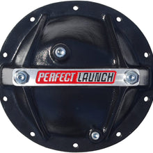 Proform 66668 Black Aluminum Differential Cover with Perfect Launch Logo and Bearing Cap Stabilizer Bolts for GM