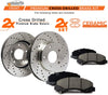 [Front] Max Brakes Premium XD Rotors with Carbon Ceramic Pads KT068321