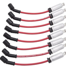 Edelbrock 22716 Ultra Spark 50 Plug Wire Set w/Metal Sleeves 50 ohms Of Resistance Per Foot High Performance Ultra Spark 50 Plug Wire Set