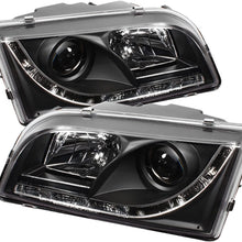 Spyder 5030351 Volvo S40 97-03 Projector Headlights - DRL - Black - High H1 (Included) - Low H1 (Included) (Black)