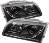 Spyder 5030351 Volvo S40 97-03 Projector Headlights - DRL - Black - High H1 (Included) - Low H1 (Included) (Black)