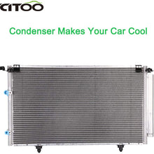 ANGLEWIDE Aluminum Condenser Air Conditioning A/C Condenser fit for 2004 2005 2006 2007 2008 for Toyota Solara Coupe 2.4L US Stock US Cargo US Shipment