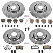 Power Stop K888-26 Front & Rear Z26 Street Warrior Brake Kit Audi