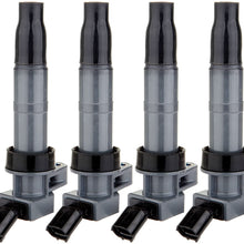 OCPTY Set of 4 Ignition Coils Compatible with OE: UF611 C1667 Fit for Kia Hyundai 2009-2016