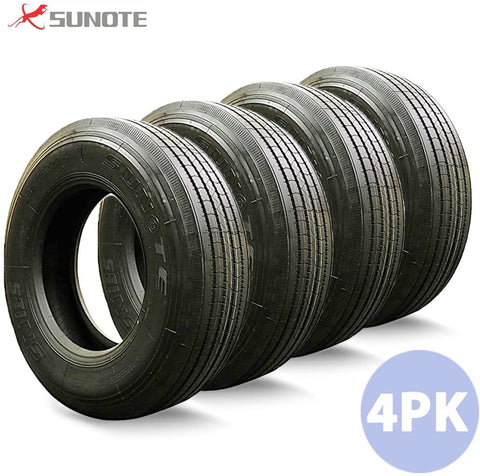 1 Pack Of SUNOTE SN135 LP 295/75R/22.5 Professional Truck Tires