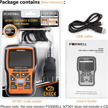 FOXWELL NT301 OBD2 Scanner Professional Enhanced OBDII Diagnostic Code Reader Tool