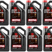 Motul 107972 Set of 12 6100 SYN-nergy 5W-30 Motor Oil 5-Liter Bottles
