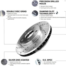For 2009-2016 Hyundai,Kia,Sonata,Optima Front Rear Brake Rotors Kit + Ceramic Pads