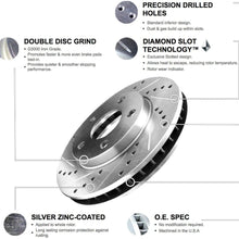 For 2013-2015 Mazda CX-5 Front Rear Drill/Slot Brake Rotors Kit + Ceramic Brake Pads