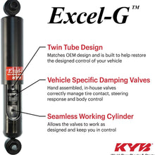 KYB 334195 Excel-G Gas Strut, Black , Silver
