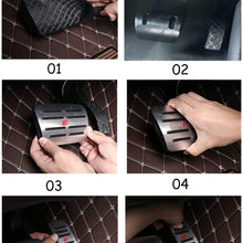 Moonlinks for Audi A4 A5 A6 A7 A8 Q5 SQ5 Q7/Porsche Macan Pedal Covers, Anti-Slip Aluminium Alloy Gas and Brake Pedal Cover Set(a Set of 2)