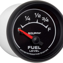 Auto Meter 5915 ES 2-1/16" 73-10 ohms Short Sweep Electric Fuel Level Gauge for Ford