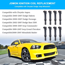 JDMON Compatible with Ignition Coil Pack Chrysler Dodge Jeep Mitsubishi Replaces UF399 UF297 UF270 56028138AF Pack of 8