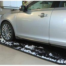 Hanjet Garage Floor Mat for Car Containment Mat for Snow, Mud, Rain - 7Feet 9Inches x 18Feet, Black