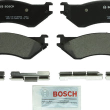 Bosch BP1096 QuietCast Premium Semi-Metallic Disc Brake Pad Set For Dodge: 2006-2010 Ram 1500, 2001-2008 Ram 2500, 2001-2008 Ram 3500; Rear
