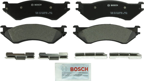 Bosch BP1096 QuietCast Premium Semi-Metallic Disc Brake Pad Set For Dodge: 2006-2010 Ram 1500, 2001-2008 Ram 2500, 2001-2008 Ram 3500; Rear